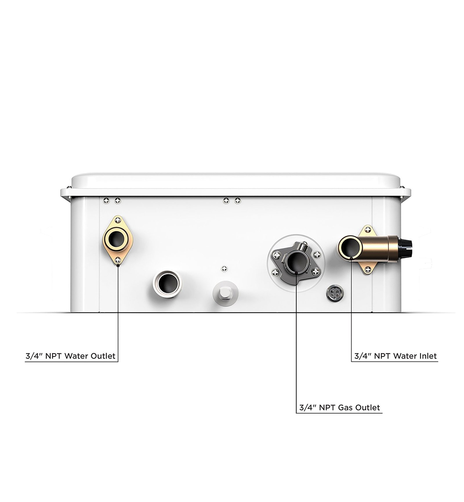 Eccotemp 45HI-LP 6.8 GPM Propane Tankless Water Heater Open Box