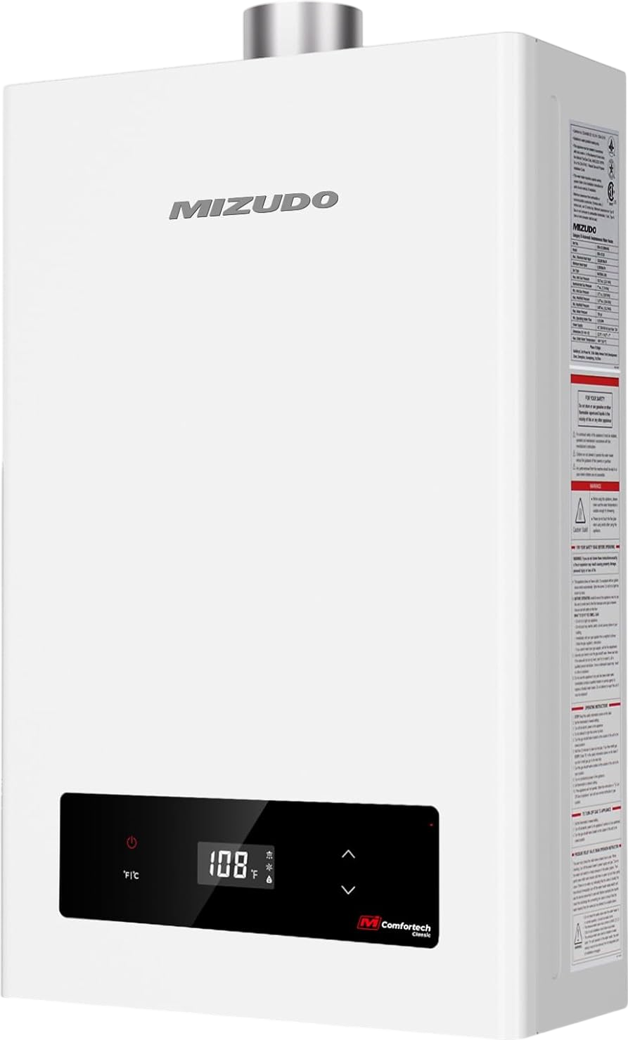 Mizudo CS120 Tankless Water Heater Natural Gas 5.1 GPM 120,000 BTU New