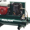 Rolair 6590HMK113 Air Compressor Wheelbarrow 9 gal. Gas 6.5 HP Honda GX200 Engine Single Stage Pump Manufacturer RFB