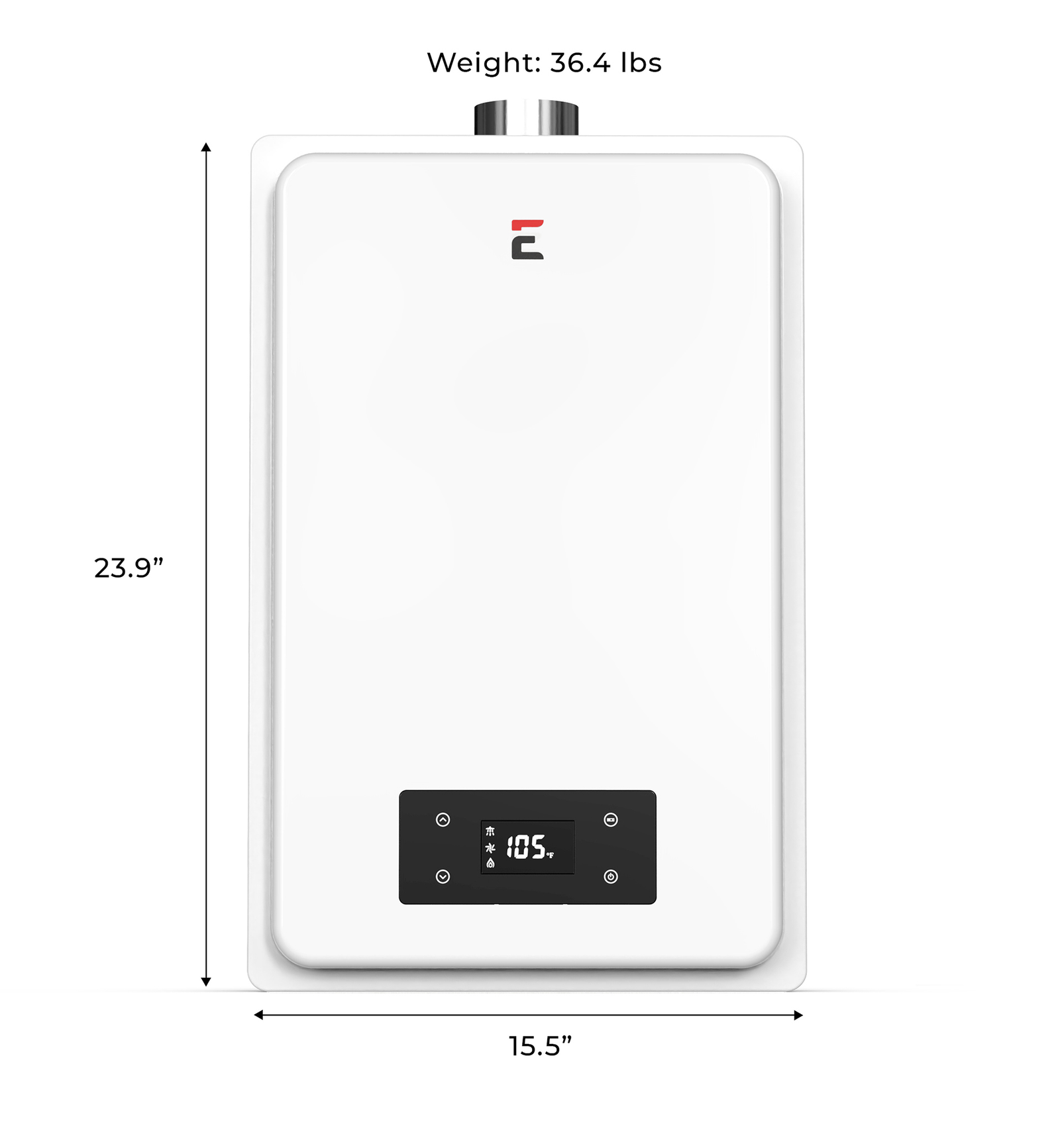 Eccotemp 6GB-ING Builder Grade 6.0 GPM Indoor Natural Gas Tankless Water Heater Open Box