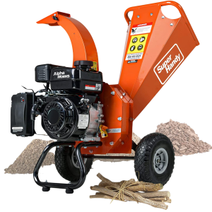 Super Handy GCAO006 Mini Wood Chipper Shredder Mulcher 3" Max Capacity with 7HP 212cc Engine New Canada Only