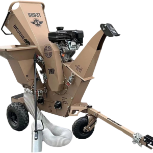 BigBear Power BBC31E Tornadic Wood Chipper 3" 7 HP Shredder with Vacuum Gas Powered Commercial Electric Start New