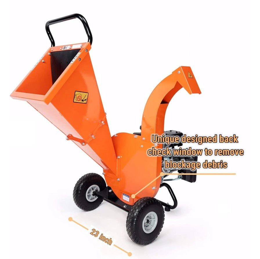 EFCUT C30 Wood Chipper 3" Horizontal 7 HP 212cc 4-stroke Gas-Powered 20:1 Reduction Ratio New