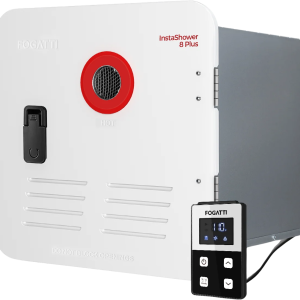Fogatti InstaShower 8 Plus RV Tankless Water Heater with Door 55,000 BTU 2.9 GPM New
