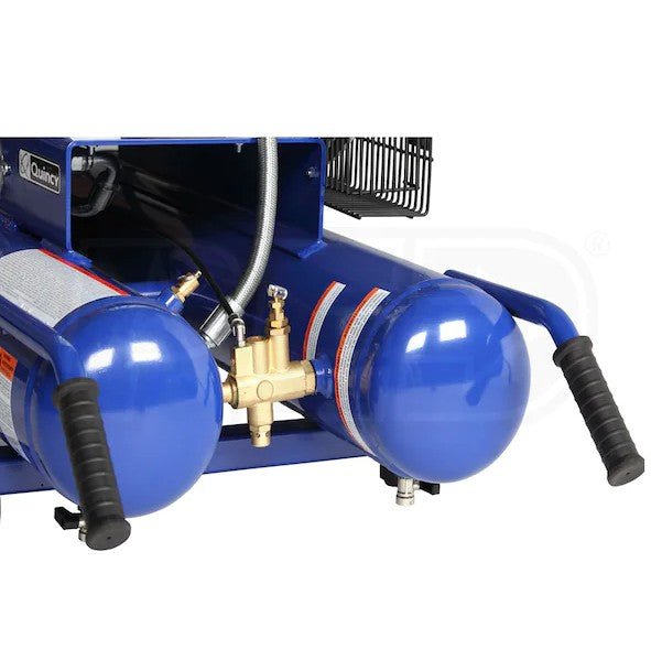 Quincy Air Compressor 5.5 HP 8 Gallon Single Stage Honda GX160 Engine New